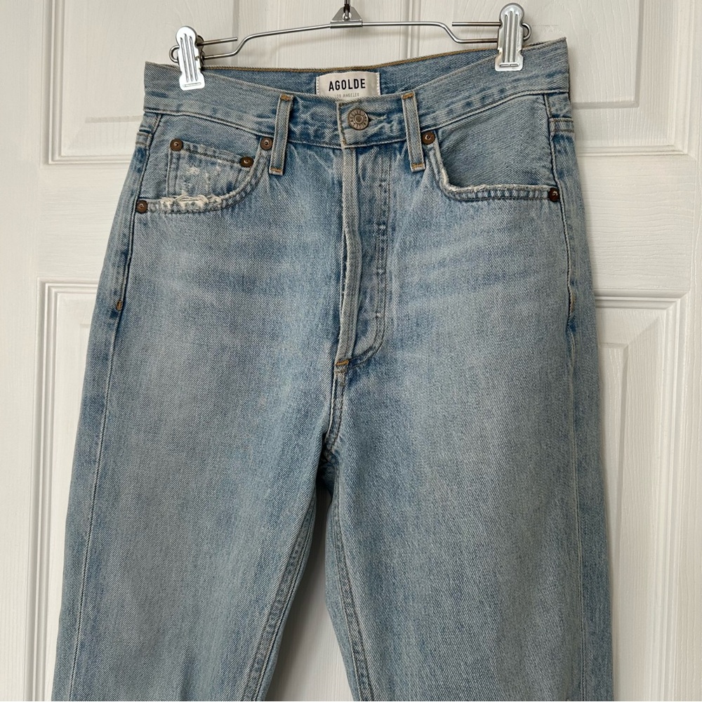 Agolde Riley High Rise Jeans Shatter - Picture 5 of 14